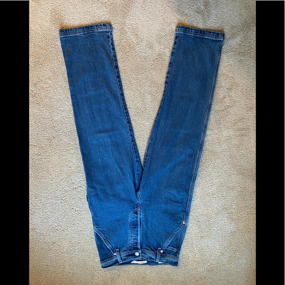 Levis size 25 rib cage jeans